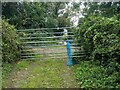 Another impossible gate on the bridleway