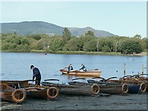 NY2622 : Rowers on Derwentwater by Stephen Craven