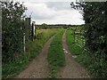 Entrance to Shepshed Road Allotments