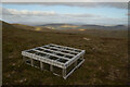 NH3991 : Wooden Crate on the Hills, Alladale Estate by Andrew Tryon