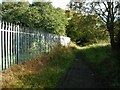 Path beside the playing fields