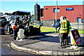 Workmen along Tamlaght Road