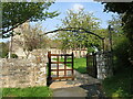 Entrance to the churchyard, Bishampton