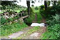 Footbridge over Banty Brook for footpath east of Beckbank