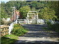 SO7355 : Footbridge over the River Teme at Knightwick by Chris Allen