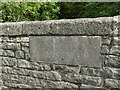 NY7204 : Datestone on Stepsbeck Bridge. Ravestonedale by Stephen Craven