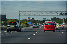 SK4567 : Heath and Holmewood : M1 Motorway by Lewis Clarke