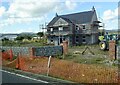 J3833 : New house under construction on the eastern outskirts of Newcastle by Eric Jones
