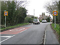 SP1573 : Start of 30mph zone, B4101, approaching Hockley Heath by Robin Stott