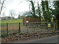 Gate and electricity substation