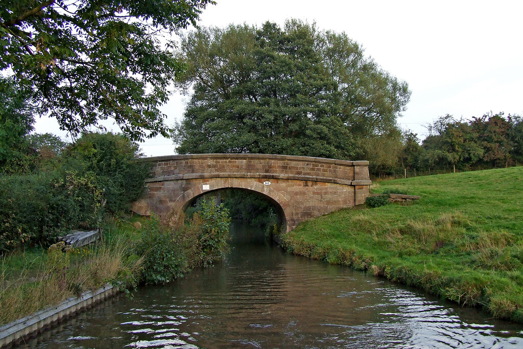 Stringers Bridge south of North Rode in... © Roger D Kidd cc-by-sa/2.0 ...