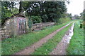 Door in the wall by the bridleway at Steane Park