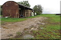 Barn by the footpath to Greatworth