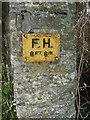 Hydrant sign on Wagg Drove