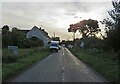 Orton Road approaches Warton from east