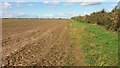 Bridleway heading towards Rainsborough Camp