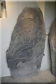 NJ1837 : Pictish symbol stone, Inveravon Kirk by Richard Webb