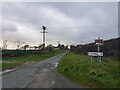 Road to Llandeloy and Penrhiw farm near Solva, Pembrokeshire