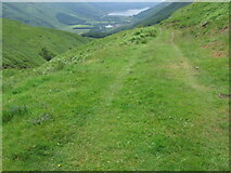NN2116 : Track on hillside near Tom Gobhair by Chris Wimbush