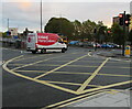 ST3188 : Iceland Home Delivery van in Newport city centre by Jaggery