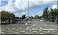 Rathkeltair Road leading to car parks and to the Downpatrick and Co Down Railway station