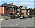 Semis on the west side of The Avenue, Brecon