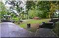 View towards the bandstand, Beaumont Park, Huddersfield