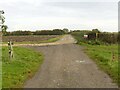 Farm tracks near Barnstone Lodge