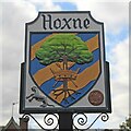 Hoxne village sign