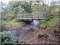 SN6602 : Pompren Afon Llan / Afon Llan footbridge by Alan Richards