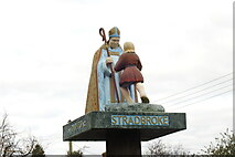 TM2373 : Stradbroke village sign by Adrian S Pye