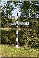 Cumberland County Council signpost at Nunclose