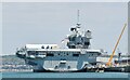 SU6200 : Portsmouth - HMS Queen Elizabeth by Colin Smith
