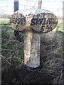 Old milepost