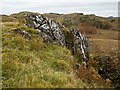 NR8198 : Rocky outcrop on Ballygowan Fort by Patrick Mackie