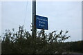 Sign for Nuneaton Fields Farm on Watling Street