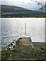 NN6158 : Stone jetty, Loch Rannoch by Gordon Hatton