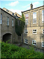 Part of Turkey Mill showing the bell turret, Goose Eye