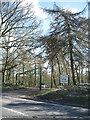 SP0167 : Entrance to car park for Foxlydiate Wood, Brockhill Drive, Redditch by Robin Stott