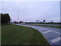 Slip road onto the A168