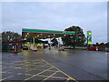 Service station on the A168