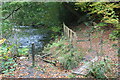 Footpath by river, Sirhowy Valley Country Park