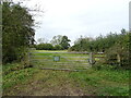 Field entrance off Moor Lane