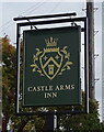 Sign for the Castle Arms Inn, Snape