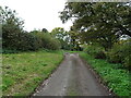 Junction on lane near Binsoe Grange