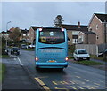 ST3090 : Edwards South Wales coach leaving a Rowan Way bus stop, Malpas, Newport by Jaggery