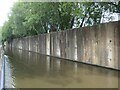 Concrete retaining wall, Trent & Mersey Canal