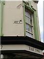 Joy Street nameplate, corner of Boutport Street, Barnstaple