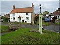 Old water pump and cottage, Snape