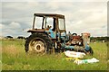 Retired tractor at The Oaklands